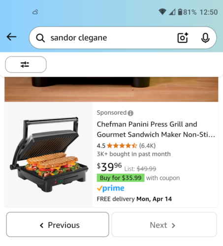 A panini press.  Wat.